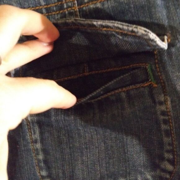 Eddie Bauer Denim Jean Skirt with Pockets - Picture 6 of 11